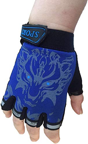 Kinder Fahrradhandschuhe Bike Fingerlose Handschuh für Jungen und Mädchen Radhandschuhe Fingerhandschuh für Sport Mountainbike, Kletterei, Skaten, Rennrad Schwarz Kinder Fahrradhandschuhe Bike Fingerlose Handschuh für Jungen und Mädchen Radhandschuhe Fingerhandschuh für Sport Mountainbike, Kletterei, Skaten, Rennrad Schwarz von EurHouse
