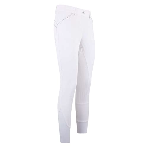 EASY-RIDER BY EURO-STAR Elodie Diamond FullGrip Reihose Kinder Größe: 140 Farbe: White von Euro-Star