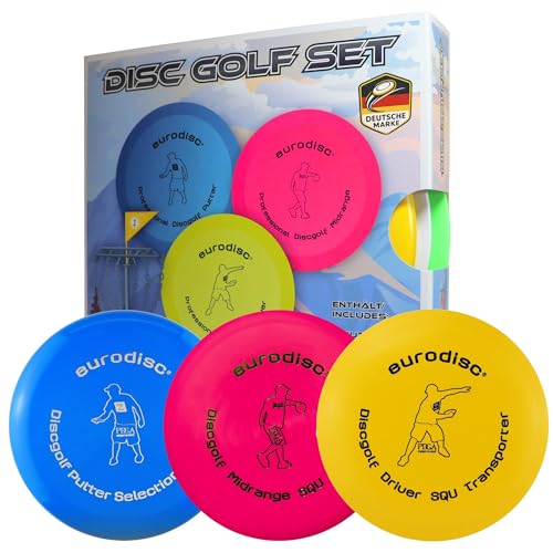 eurodisc Disc-Golf Einsteiger Starter Set, PDGA Approved, Putter Midrange Driver Disc eurodisc Disc-Golf Einsteiger Starter Set, PDGA Approved, Putter Midrange Driver Disc von eurodisc