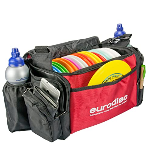 eurodisc Frisbee Disc Golf Sporttasche FATBAG | Platz für 18 Scheiben | 2 Getränkehalter | Wasserabweisendes Material | 2 Aussentaschen eurodisc Frisbee Disc Golf Sporttasche FATBAG | Platz für 18 Scheiben | 2 Getränkehalter | Wasserabweisendes Material | 2 Aussentaschen von eurodisc