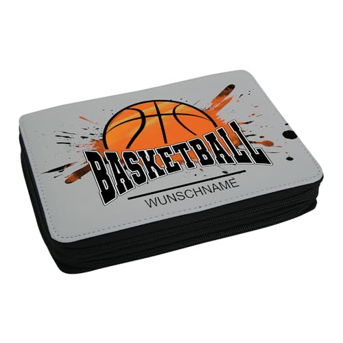 Eurofoto Schulmäppchen mit Namen und Motiv Basketball | Federmappe mit Hobby personalisiert inkl. Stifte, Lineal, Radierer, Spitzer Eurofoto Schulmäppchen mit Namen und Motiv Basketball | Federmappe mit Hobby personalisiert inkl. Stifte, Lineal, Radierer, Spitzer von Eurofoto