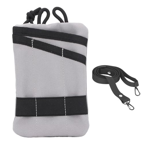Eurollar Reisebrieftasche, tragbare Geldgürtel-Gürteltasche mit Schlüsselkartenetui, Kartenhalter-Aufbewahrungstasche, Oxford-Stoff-Hüfttasche, für Outdoor-Aktivitäten, Camping, (Light Gray) von Eurollar