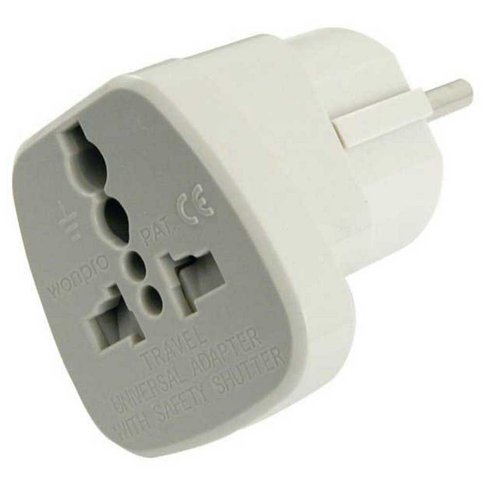 Euromarine Travel Adapter Plug 16a 250v Durchsichtig Euromarine Travel Adapter Plug 16a 250v Durchsichtig von Euromarine