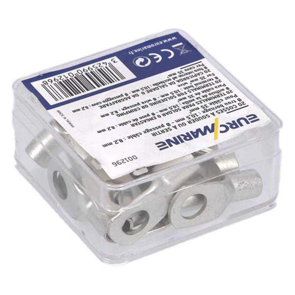 Euromarine 35 Mm2 Crimp&solder Eyelet Terminal 20 Units Durchsichtig 10.5 mm Euromarine 35 Mm2 Crimp&solder Eyelet Terminal 20 Units Durchsichtig 10.5 mm von Euromarine