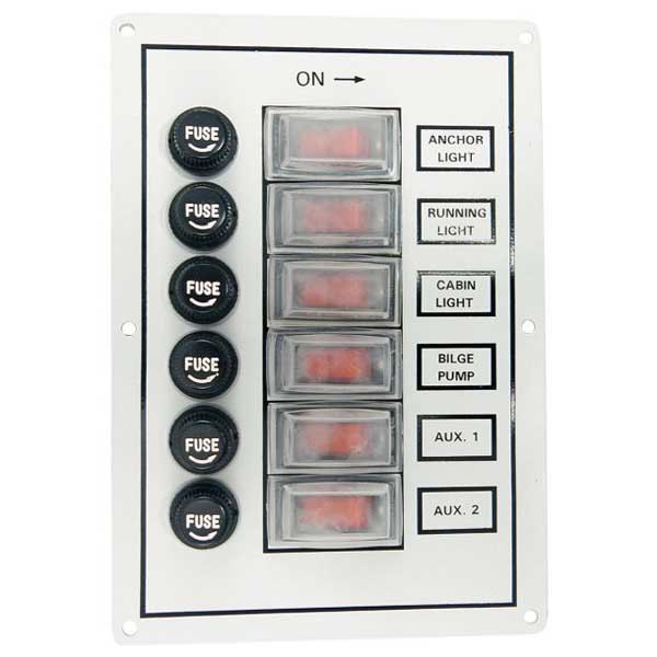 Euromarine 6 Positions Indoor Electrical Panel Silber 167 x 117 mm Euromarine 6 Positions Indoor Electrical Panel Silber 167 x 117 mm von Euromarine