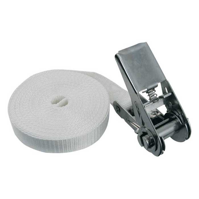 Euromarine 700 Dan 7 M Stainless Steel Ratchet Strap Silber 25 mm von Euromarine