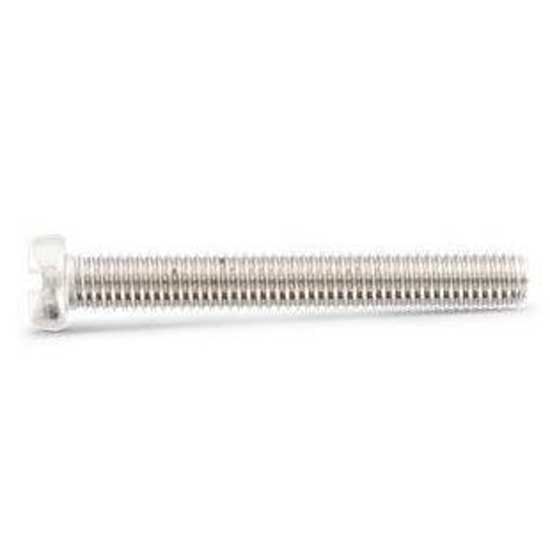 Euromarine A4 Din 84 6x60 Mm Slotted Pan Head Screw 20 Units Silber von Euromarine