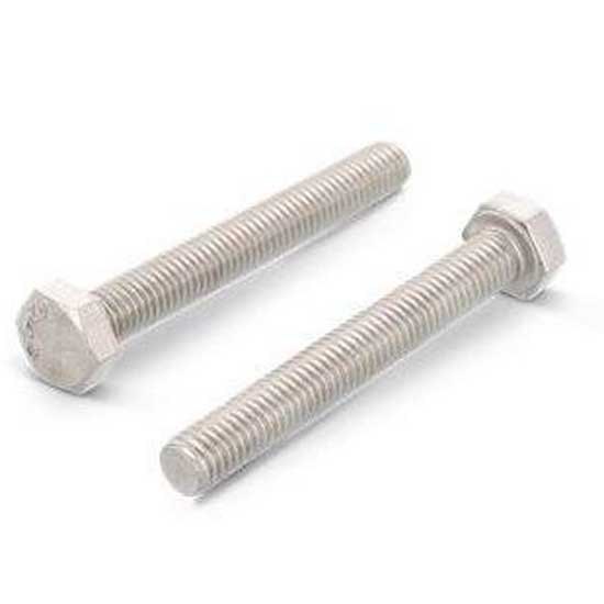 Euromarine A4 Din 933 10x80 Mm Hexagonal Head Screw 10 Units Silber von Euromarine