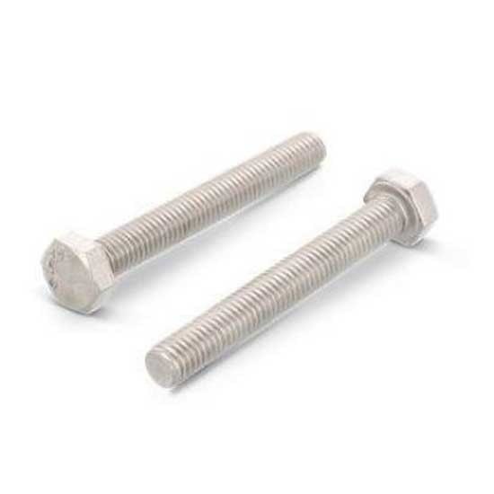 Euromarine A4 Din 933 12x50 Mm Hexagonal Head Screw 10 Units Silber von Euromarine