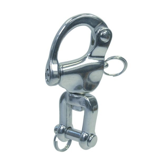 Euromarine A4 Swivel Shackle Carabiner Silber 128 mm Euromarine A4 Swivel Shackle Carabiner Silber 128 mm von Euromarine