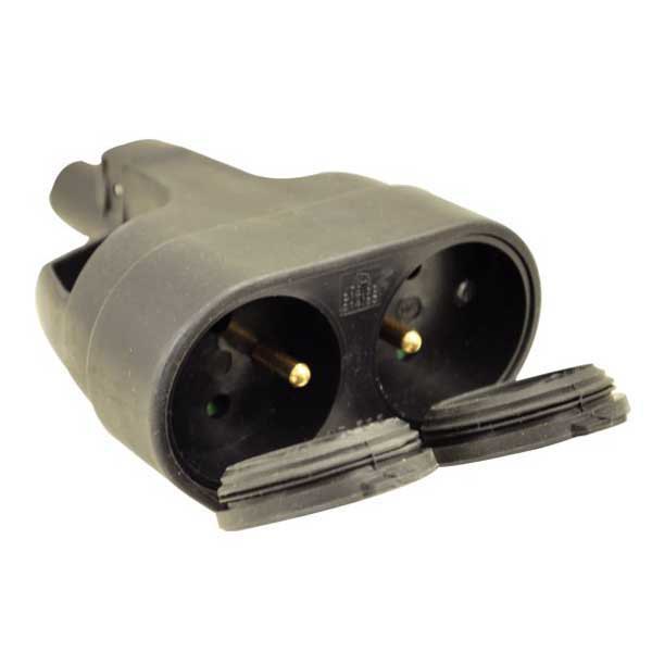 Euromarine Ip55 Double Plug Golden 16 A Euromarine Ip55 Double Plug Golden 16 A von Euromarine