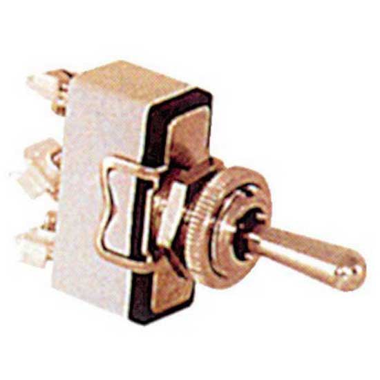Euromarine On-off-on Bipolar Lever Switch 20a 12v Silber 14 mm Euromarine On-off-on Bipolar Lever Switch 20a 12v Silber 14 mm von Euromarine