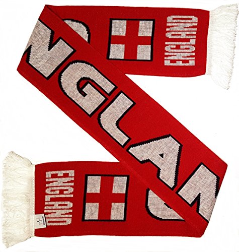 Euroscarves England Fußball Strickschal Schal von Euroscarves