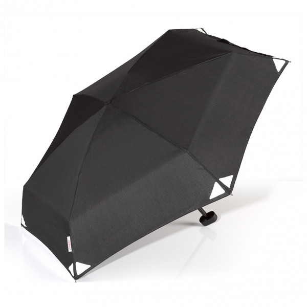 EuroSchirm - Dainty - Regenschirm schwarz/ reflective von Euroschirm