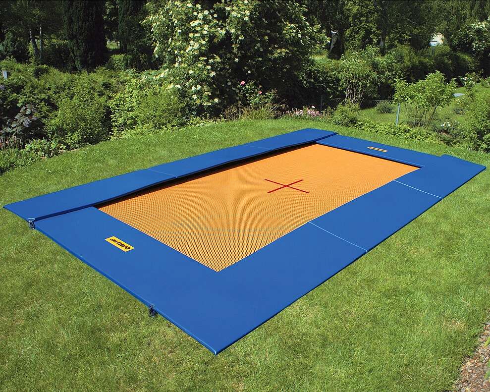 Eurotramp Bodentrampolin, Grand Master, Blau von Eurotramp