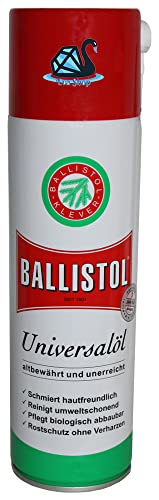 Eva Shop Ballistol Universalöl in verschiedenen Größen zur Fahrzeugpflege, Fahrradpflege, Waffenöl zur Waffenpflege, Tierpflege, Lederpflege, im Garten, Haushalt, Handwerk UVM (200 ml Spray) von Eva Shop