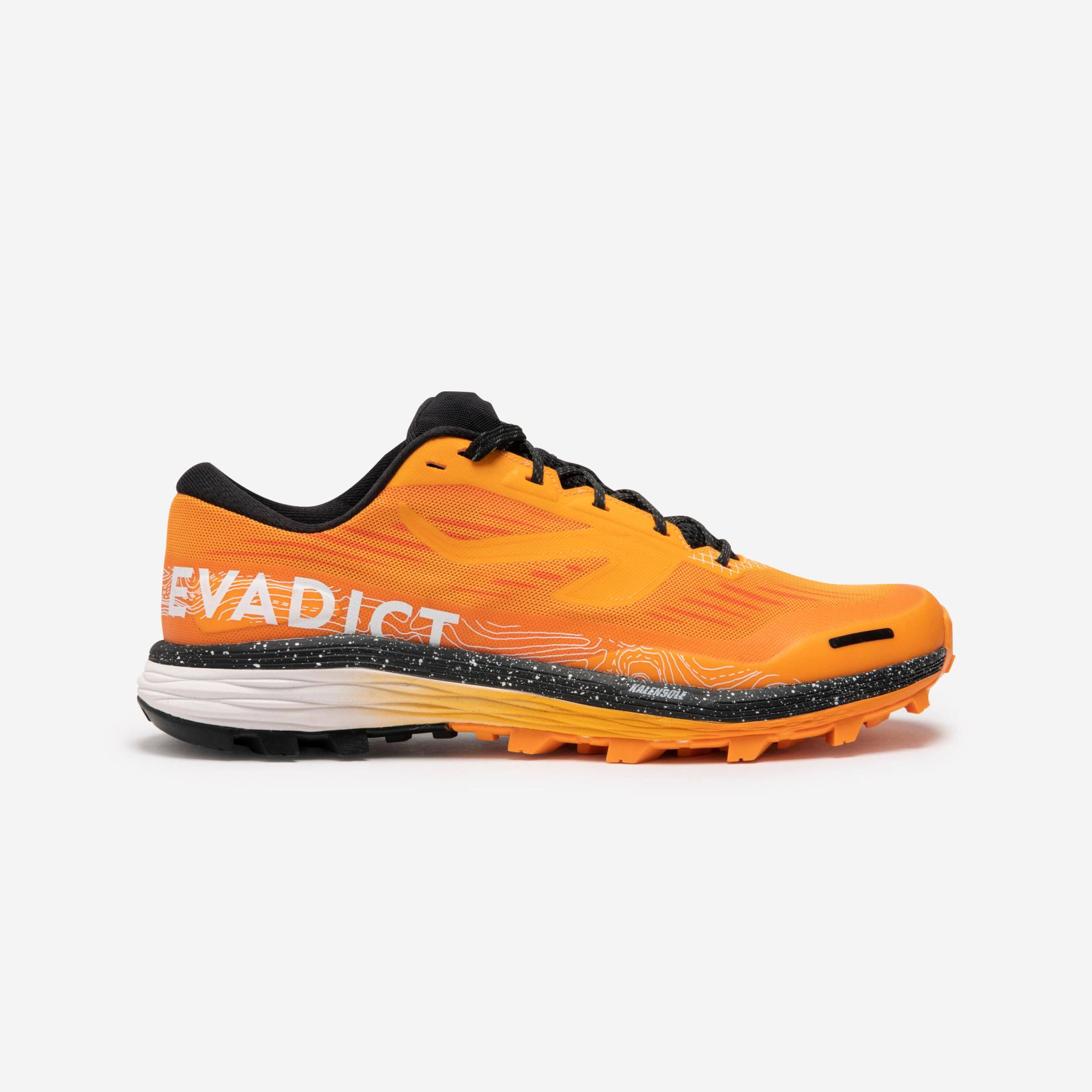 Laufschuhe Trail Race Ultra Herren orange/schwarz von Evadict