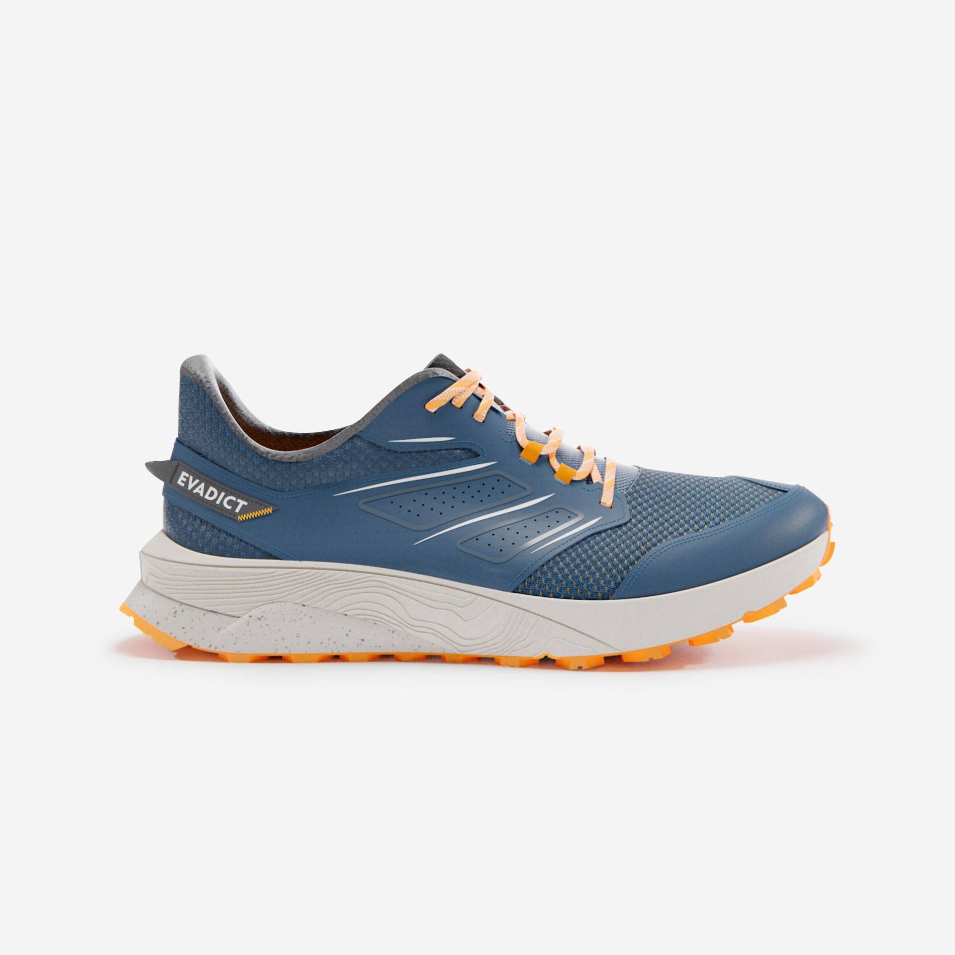 Trailrunningschuhe Herren - Easytrail blau/mango von Evadict