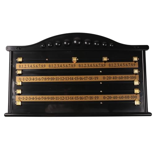 Evenden Billard Scoreboard Snooker Score Recorder Billard Club Spiel Recording Board Berechnungs Zahl Billard ZubehöR von Evenden