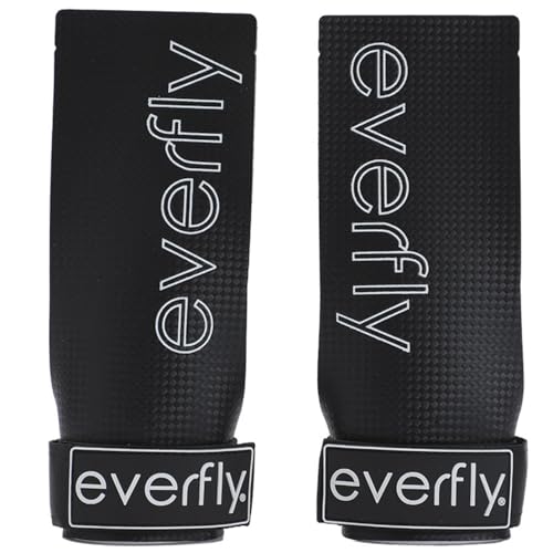 Everfly Fitness Handschuhe für Crossfit - Grips Herren Damen - Ohne Löcher - Carbonfaser - Trainingshandschuhe - Gym Calisthenics Equipment - Sporthandschuhe Klimmzug (E+) von Everfly