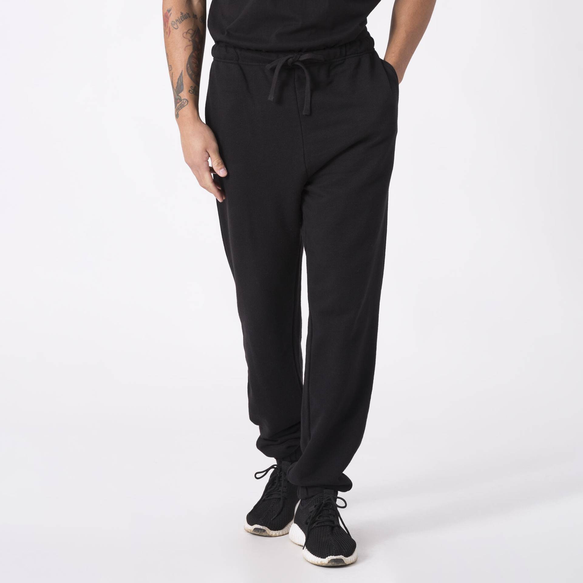 DIAGONALE SWEATPANT HISTORY OF BOXING BLACK BAUMWOLLE. POLYESTER von Everlast