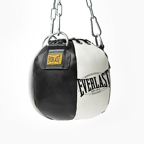Everlast Unsiex Erwachsene Sport Boxen Punching Ball 1910 Headhunter Bag, Schwarz/Weiß, 10 LBS von Everlast