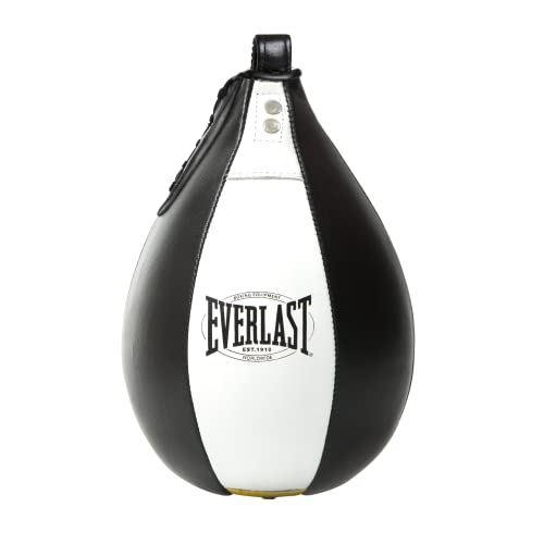 Everlast Unsiex Erwachsene Sport Boxen Punching Ball 1910 Speed Bag, Schwarz/Weiß, 9 X 6 von Everlast