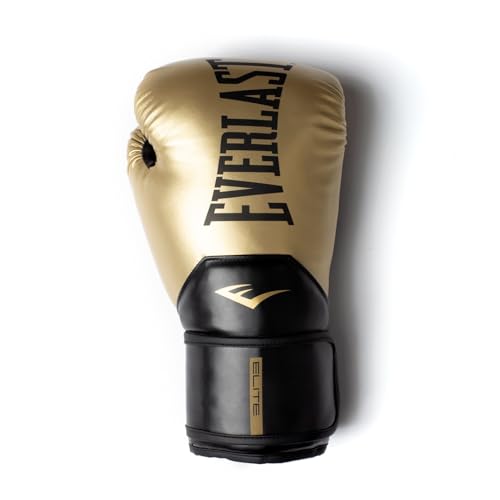 Everlast Unisex – Erwachsene Boxhandschuhe Pro Style Elite Glove Handschuhe Gold 10oz von Everlast