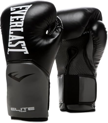 Everlast Unisex – Erwachsene Boxhandschuhe Pro Style Elite Glove Handschuhe Schwarz / Grau 10oz Everlast Unisex – Erwachsene Boxhandschuhe Pro Style Elite Glove Handschuhe Schwarz / Grau 10oz von Everlast