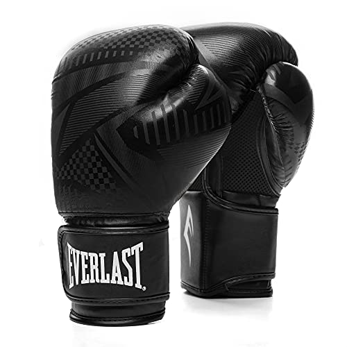 Everlast Unisex – Erwachsene Boxhandschuhe Spark Glove Trainingshandschuh, Schwarz Geo, 10oz von Everlast