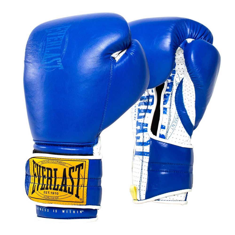 Everlast 1910 Sparring Hook&loop Artificial Leather Boxing Gloves Blau 14 oz Everlast 1910 Sparring Hook&loop Artificial Leather Boxing Gloves Blau 14 oz von Everlast
