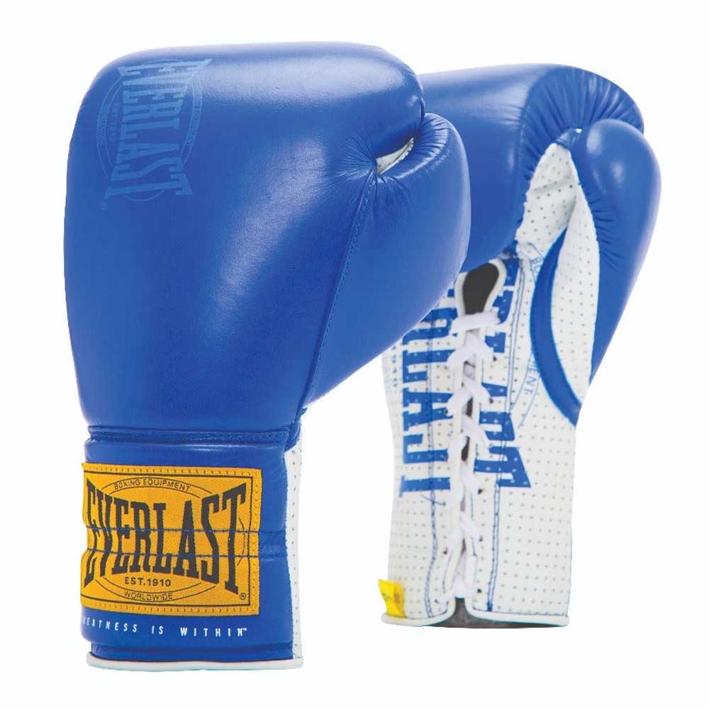 Everlast 1910 Sparring Laced Artificial Leather Boxing Gloves Blau 14 oz Everlast 1910 Sparring Laced Artificial Leather Boxing Gloves Blau 14 oz von Everlast