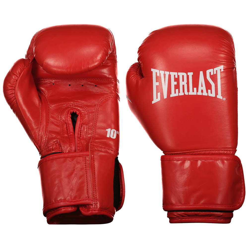 Everlast Amateur Competition Fight Artificial Leather Boxing Gloves Rot 12 oz von Everlast