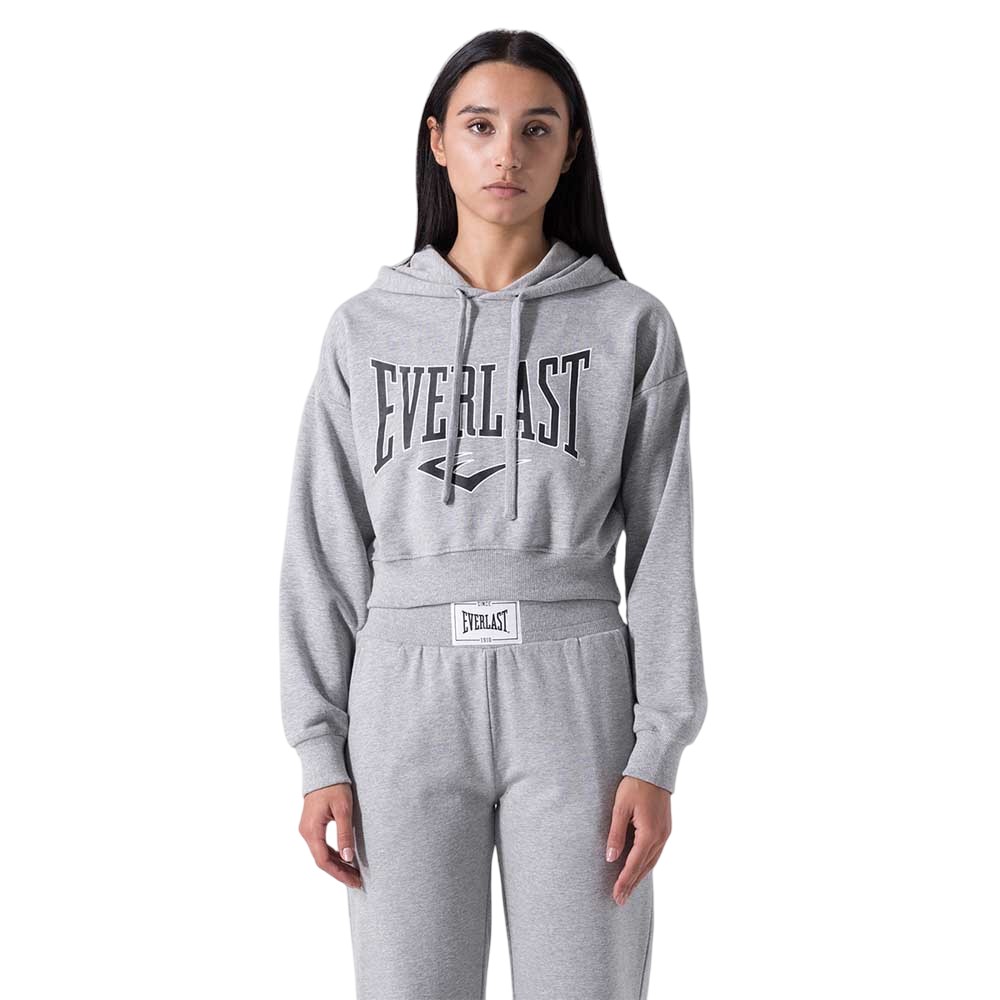 Everlast Cropped Logo Hoodie Grau L Frau Everlast Cropped Logo Hoodie Grau L Frau von Everlast