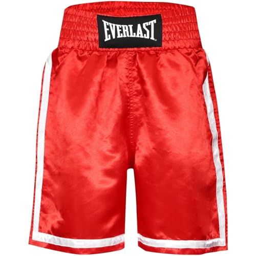 Everlast Männer Sport Boxen Hose Competition Boxing Shorts, Rot/Weiß, M Everlast Männer Sport Boxen Hose Competition Boxing Shorts, Rot/Weiß, M von Everlast