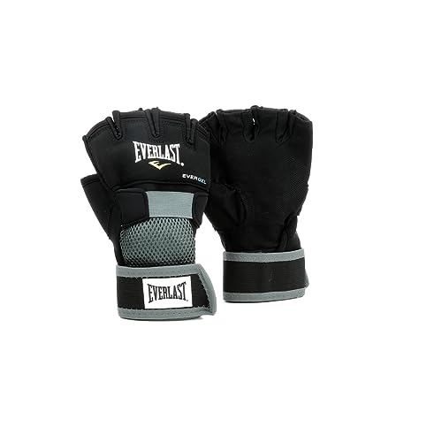 Everlast Unsiex - Erwachsene Sport Boxen Gelhandschuh Evergel Handwraps, Schwarz, M von Everlast