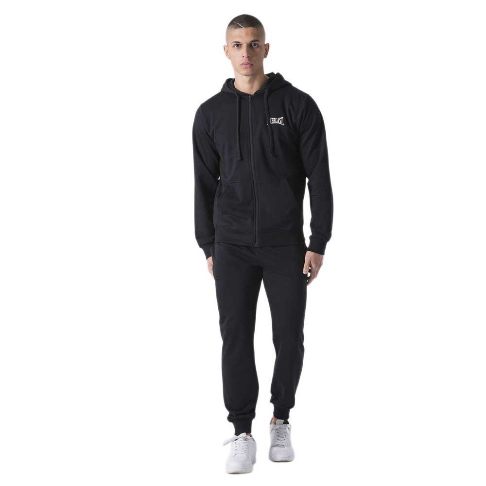 Everlast Hooded Zip Top+pant Tracksuit Schwarz 2XL Mann von Everlast