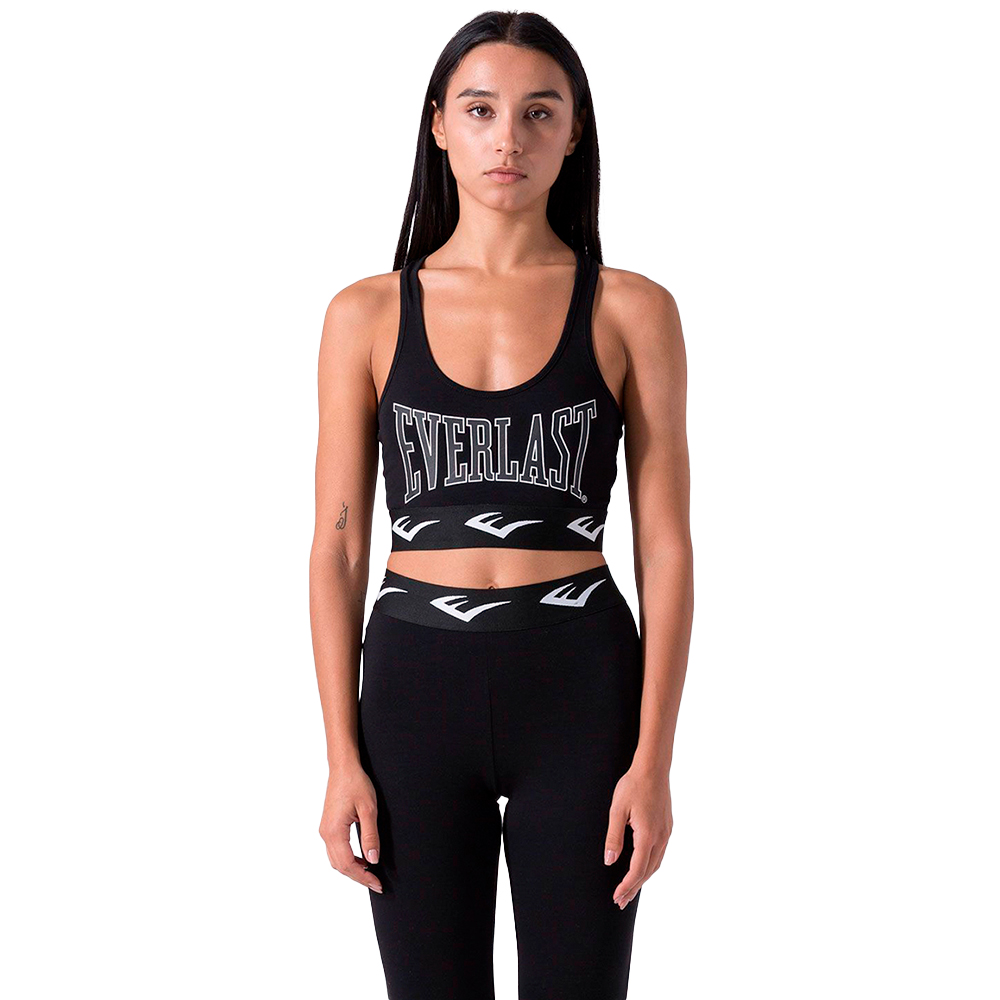 Everlast Jersey Strechetch Logo Sports Top Schwarz XS Frau Everlast Jersey Strechetch Logo Sports Top Schwarz XS Frau von Everlast
