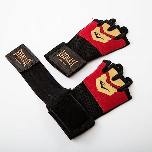 Everlast Kinder Handbandage Prospect Quick Wraps, Rot/Gold, S/M Everlast Kinder Handbandage Prospect Quick Wraps, Rot/Gold, S/M von Everlast