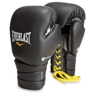 Everlast ProTex3 Compete Professionelle Trainingshandschuhe, geschnürt, Größe L/XL, 590 g, Blau von Everlast