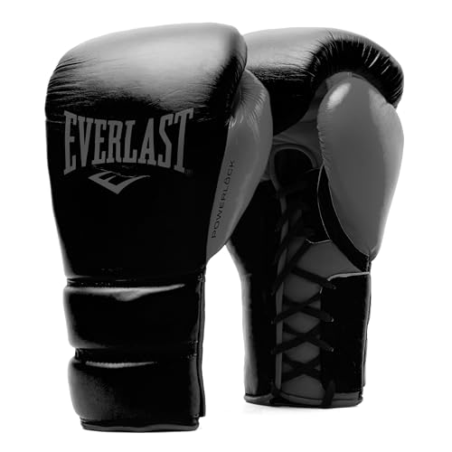 Everlast Unisex - Erwachsene Boxhandschuhe Powerlock 2 Pro Lace Trainingshandschuh, Schwarz, 14oz Everlast Unisex - Erwachsene Boxhandschuhe Powerlock 2 Pro Lace Trainingshandschuh, Schwarz, 14oz von Everlast
