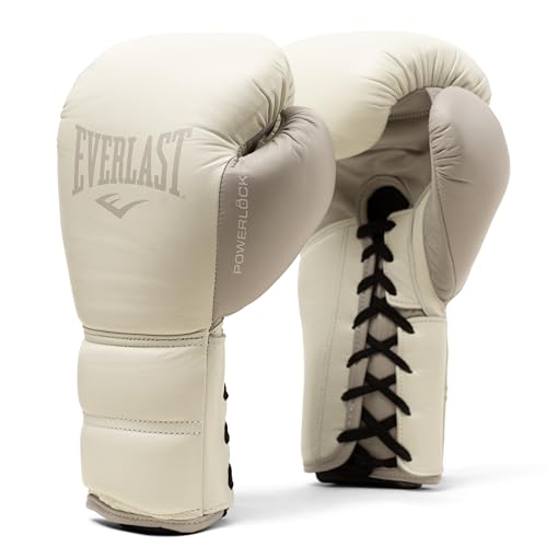 Everlast Unisex - Erwachsene Boxhandschuhe Powerlock 2 Pro Lace Trainingshandschuh, Weiß, 14oz Everlast Unisex - Erwachsene Boxhandschuhe Powerlock 2 Pro Lace Trainingshandschuh, Weiß, 14oz von Everlast