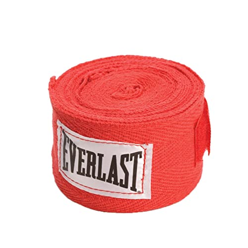 Everlast Unisex - Erwachsene Sport Boxen Handbandagen Handwraps, Rot, 120 Everlast Unisex - Erwachsene Sport Boxen Handbandagen Handwraps, Rot, 120 von Everlast