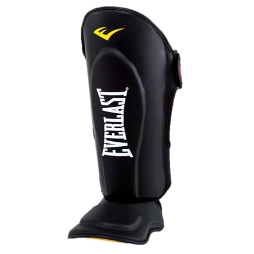 Everlast Unisex - Erwachsene Sport Boxen Schienbeinschutz Elite Muay Thai Shinguard, Schwarz, L von Everlast