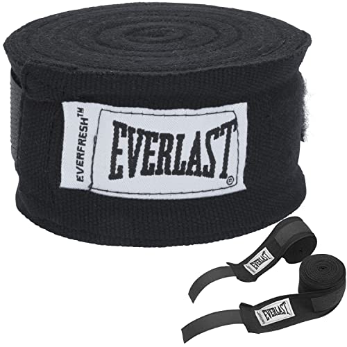 Everlast Unisex - Erwachsene Sport Boxen Handbandagen Handwraps, Schwarz, 120 von Everlast