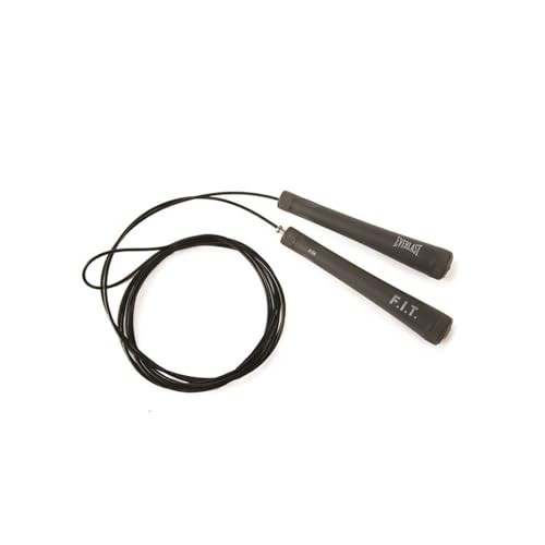 Everlast Unsiex - Erwachsene Sport Boxen Springseil Speed Rope Socket, Schwarz, 335 cm Everlast Unsiex - Erwachsene Sport Boxen Springseil Speed Rope Socket, Schwarz, 335 cm von Everlast