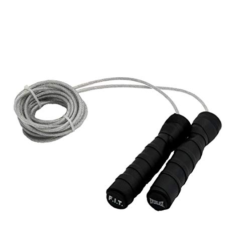 Everlast Unisex - Erwachsene Sport Boxen Sprungseil Speed Rope Pro Weight Adjustable, Grau, 335 cm von Everlast