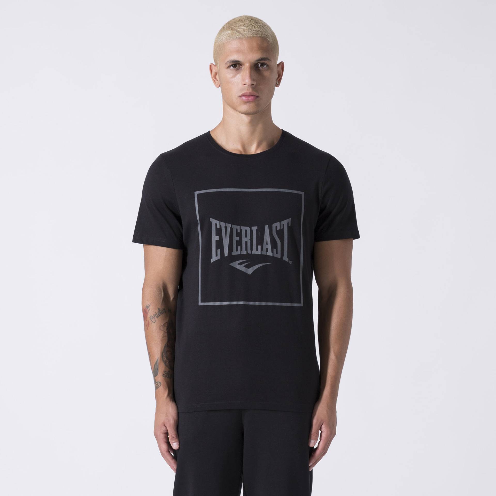 ICONISCHES T-SHIRT MIT GRAFIK BLACK BAUMWOLLE von Everlast