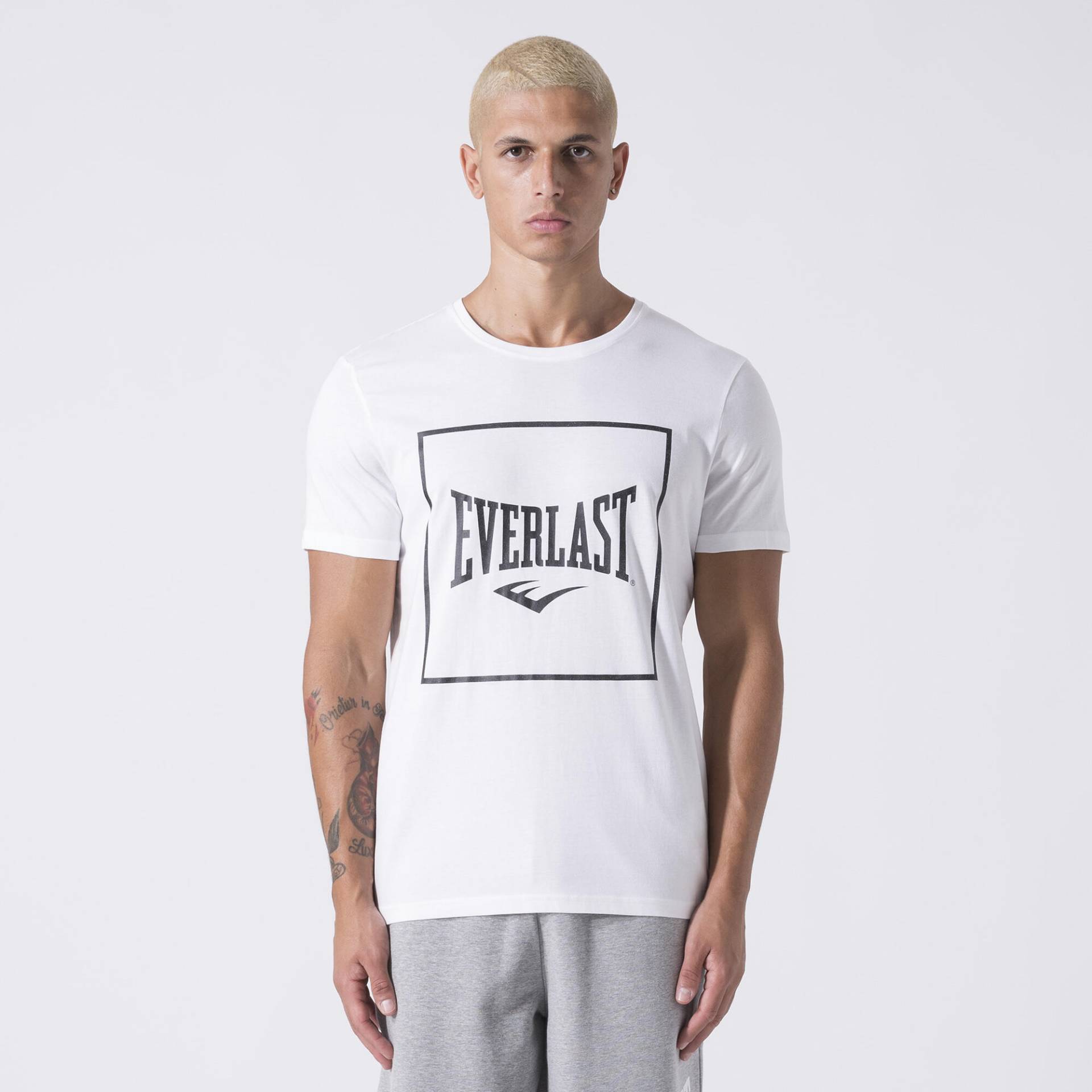 ICONISCHES T-SHIRT MIT GRAFIK OFF WHITE BAUMWOLLE von Everlast