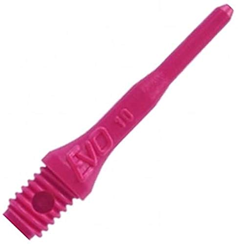 Evolution Evo Dartspitzen, 2BA, 100 Stück, Neon-Pink von Evolution